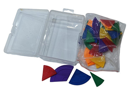 Play N Learn Plastic Pie Charts | Fractions Math Teaching Aid