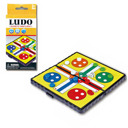 Play N Learn Mini Magnetic Travel Games | Ludo, Checkers, Reversi & Chinese Checkers