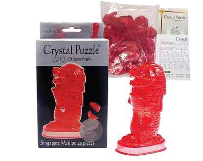 Play N Learn Singapore Merlion 3D Crystal Puzzle | Jigsaw Educational Toy