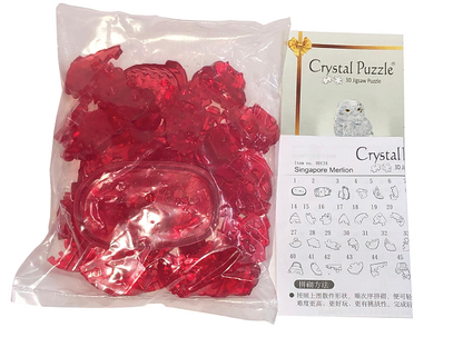 Play N Learn Singapore Merlion 3D Crystal Puzzle | Jigsaw Educational Toy