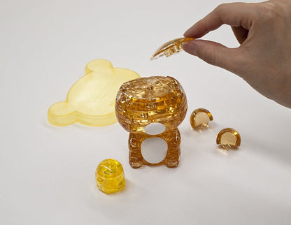 Play N Learn 3D Crystal Puzzle Rilakkuma | Jigsaw Brain Teaser & Display Gift