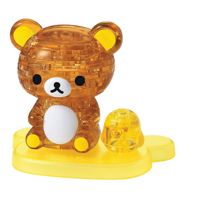 Play N Learn 3D Crystal Puzzle Rilakkuma | Jigsaw Brain Teaser & Display Gift