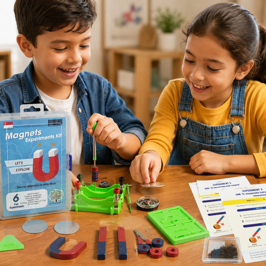Play N Learn STEM Magnets Experiments Kit for Kids | 6 Hands-On Science Activities