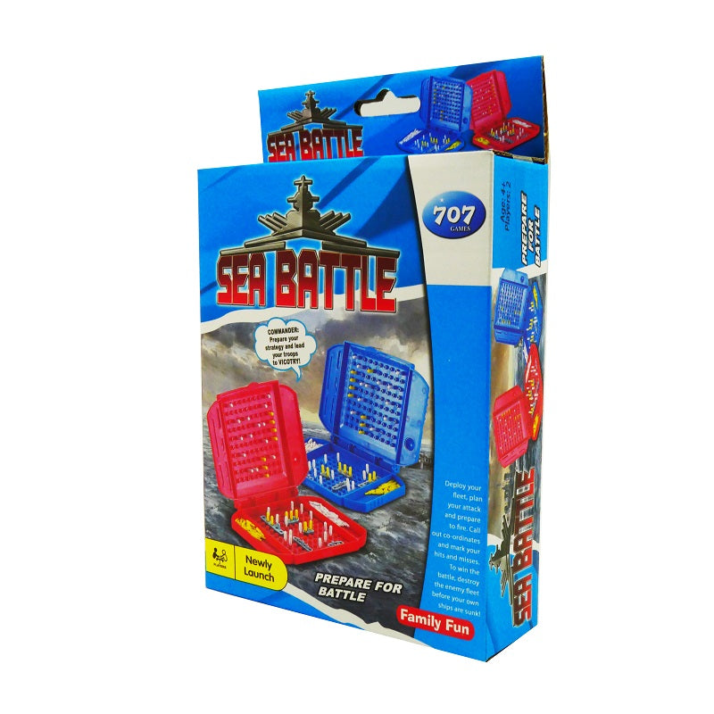 Board Game Play N Learn 707 Math Skills Sea Battle Strategy Game
