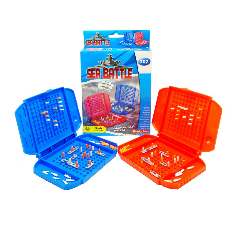 Board Game Play N Learn 707 Math Skills Sea Battle Strategy Game