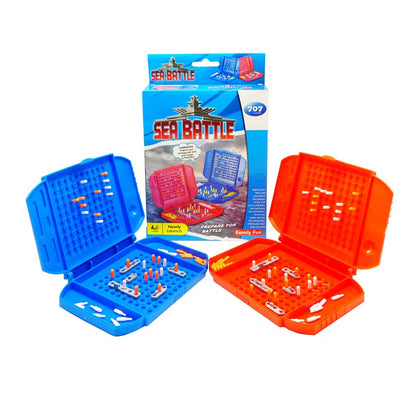 Play N Learn 707 Sea Battle Strategy Game | 2-Player Math Skills & Coordinates Game