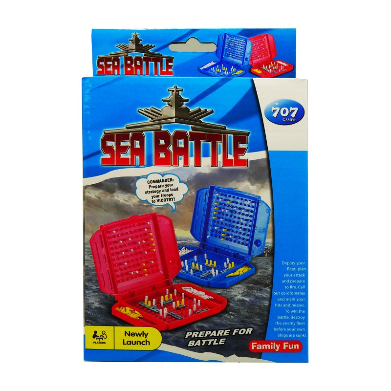 Board Game Play N Learn 707 Math Skills Sea Battle Strategy Game