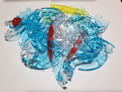 Play N Learn 3D Crystal Puzzle Snoopy Surfing | Jigsaw Brain Teaser & Display Gift