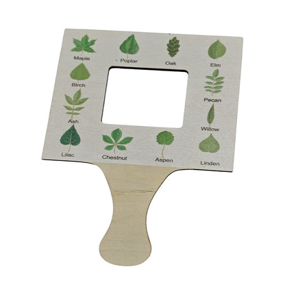 Play N Learn Wooden Leaf & Cloud Finder | Nature Identification Tool for Kids