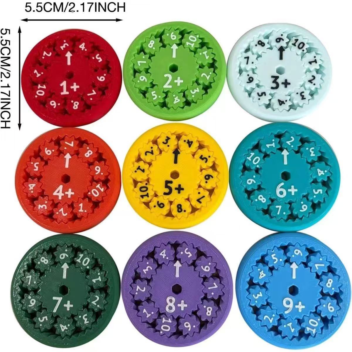 Fidget Spinner Addition and Subtraction Mathematics Game for Kids