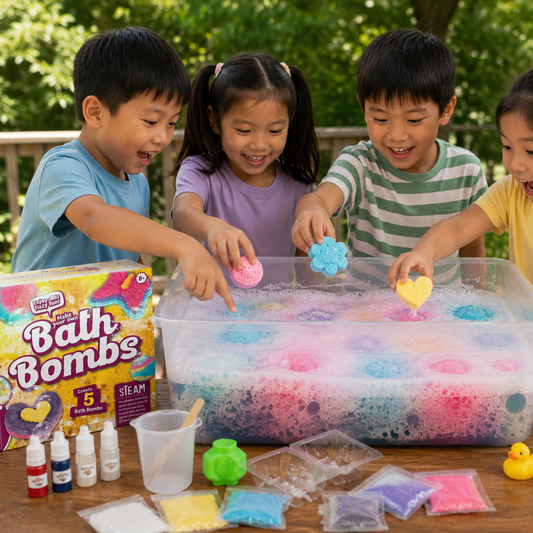 Play N Learn Science Explore Make Your Own Bath Bombs Kit | STEAM Self-Care Science Activity