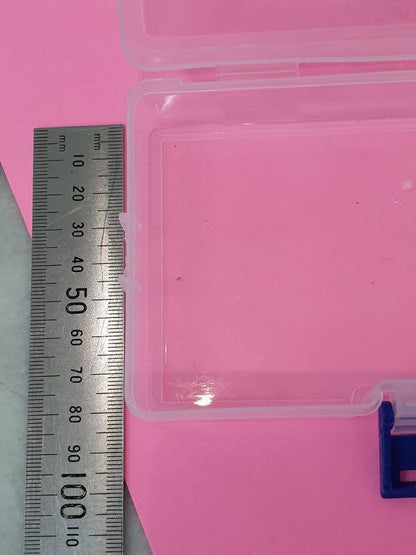 Play N Learn Plastic PVC Hard Box with Clip | Handy Storage Case