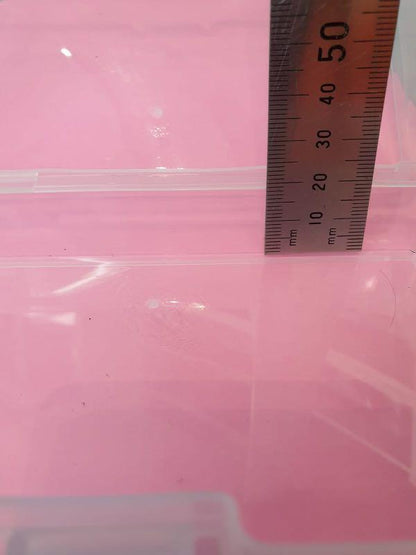 Play N Learn Plastic PVC Hard Box with Clip | Handy Storage Case