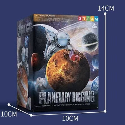 Play N Learn STEAM Planet Exploration & Excavation Crystal Gem Kit | Geology & Planetary Science