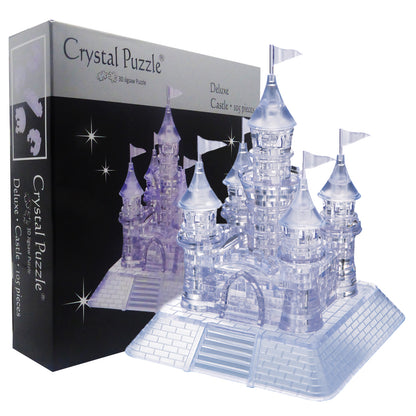 Play N Learn 3D Crystal Puzzle Castle | Deluxe Jigsaw Brain Teaser & Display Centrepiece