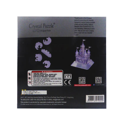 Play N Learn 3D Crystal Puzzle Castle | Deluxe Jigsaw Brain Teaser & Display Centrepiece