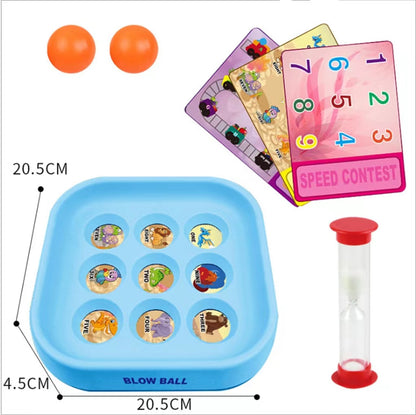 Play N Learn 707 Ball Blowing Game | Competitive Breath-Control Party Game