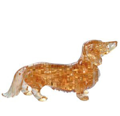 Play N Learn 3D Crystal Dachshund | Jigsaw Puzzle Building & Spatial Skills
