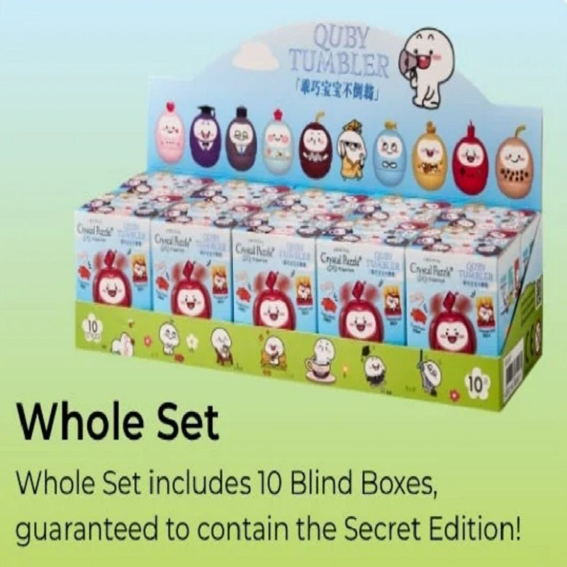 3D Crystal Jigsaw Puzzle Character Quby Tumbler Blind Box One Piece