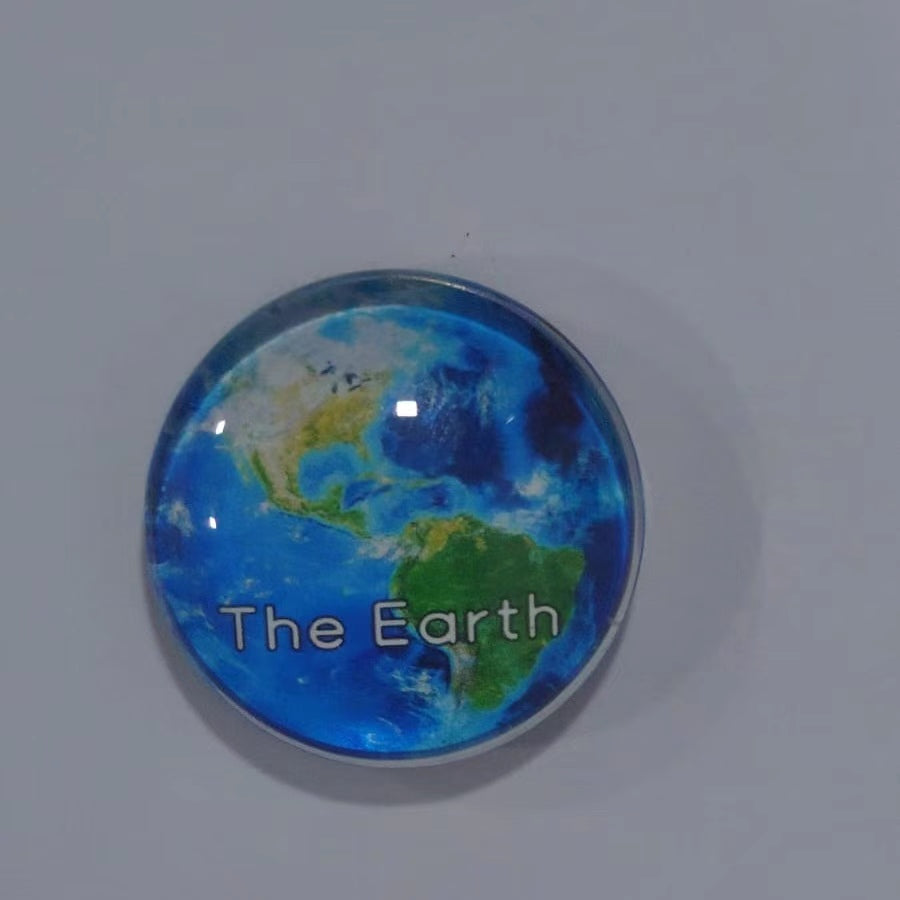 Solar System Fridge Magnets 9 planets with Sun