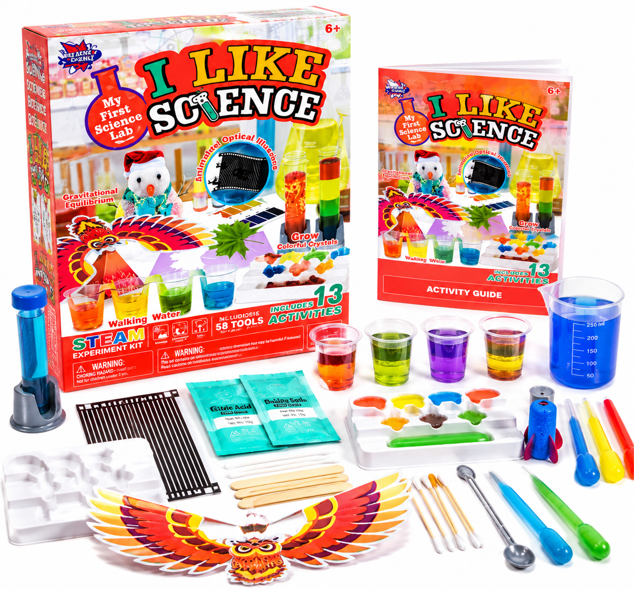 Play N Learn Big Bang I Like Science Fun Experiments Kit for Kids | 13 STEM Activities