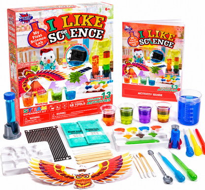 Play N Learn Big Bang I Like Science Fun Experiments Kit for Kids | 13 STEM Activities