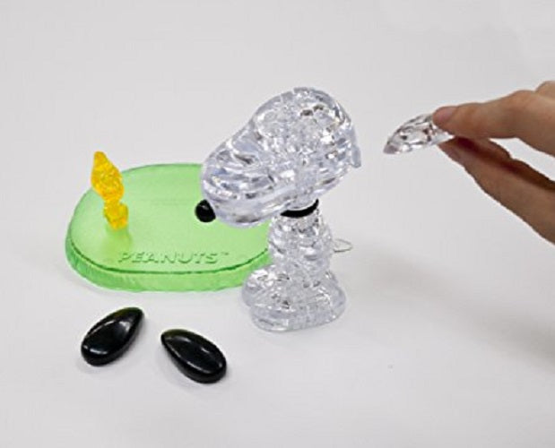 Jigsaw Puzzle Play N Learn 3D Crystal Puzzle Snoopy & Woodstock