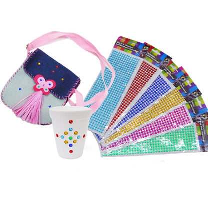 Play N Learn Craft Gem Stickers 1 Sheet | Sparkly Party Fun & Craft Decoration