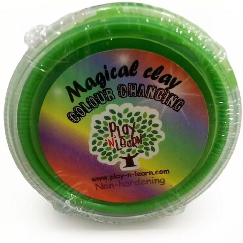 Putty Imaginative Play N Learn Party Gift Magical Colour Changing Clay Green