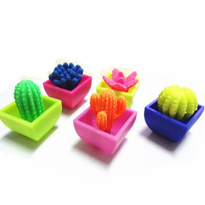 Science Educational Toy For Kids Play N Learn Party Gift Growing Cactus 4 pieces per pack ( Random Colour )
