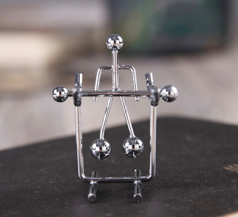 Mini Metal Kinetic Desktop Balancing Toy