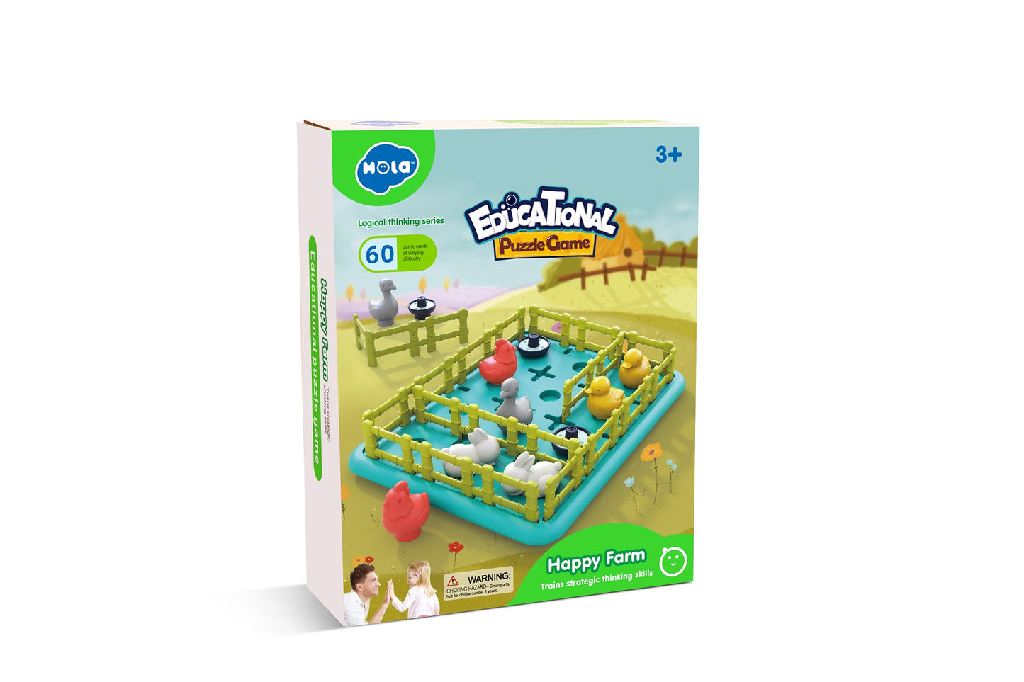 Puzzle Board Game Happy Farm for Kids