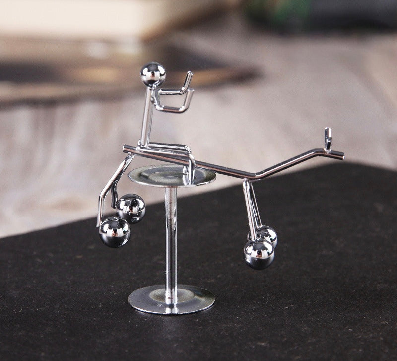 Mini Metal Kinetic Desktop Balancing Toy