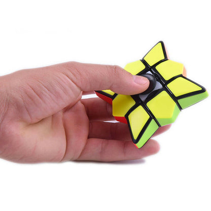 Play N Learn IQ Rubik Fidget Spinner | 2-in-1 Puzzle & Party Gift
