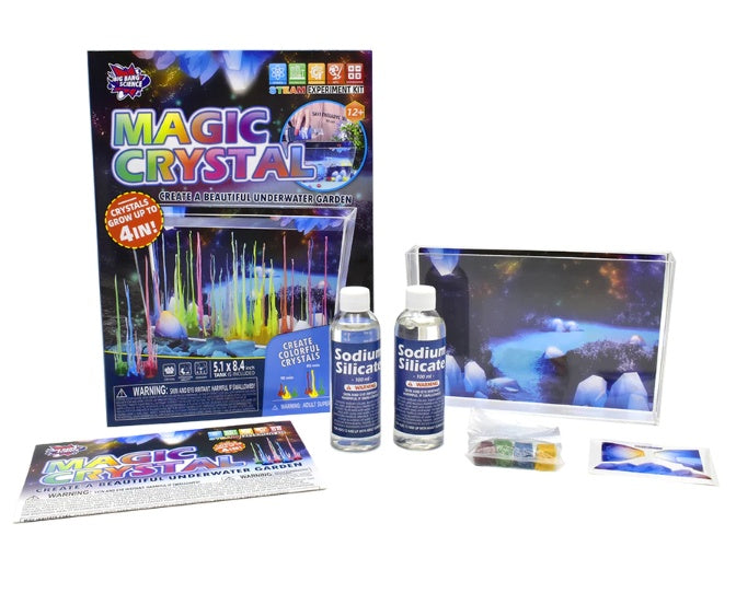 Play N Learn Big Bang Science Magic Crystal Kit | STEAM Crystal Growing Experiment