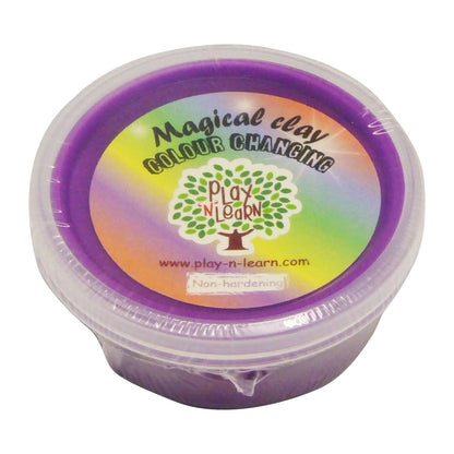 Play N Learn Magical Colour Changing Clay | Pink Sensory Putty