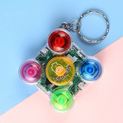 Play N Learn Fidget Light and Colours Memory Game Keychain | Party Gift Toy (Random Colour) 1 Piece