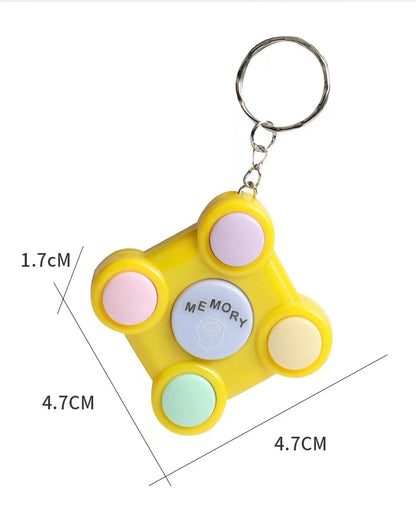 Play N Learn Fidget Light and Colours Memory Game Keychain | Party Gift Toy (Random Colour) 1 Piece