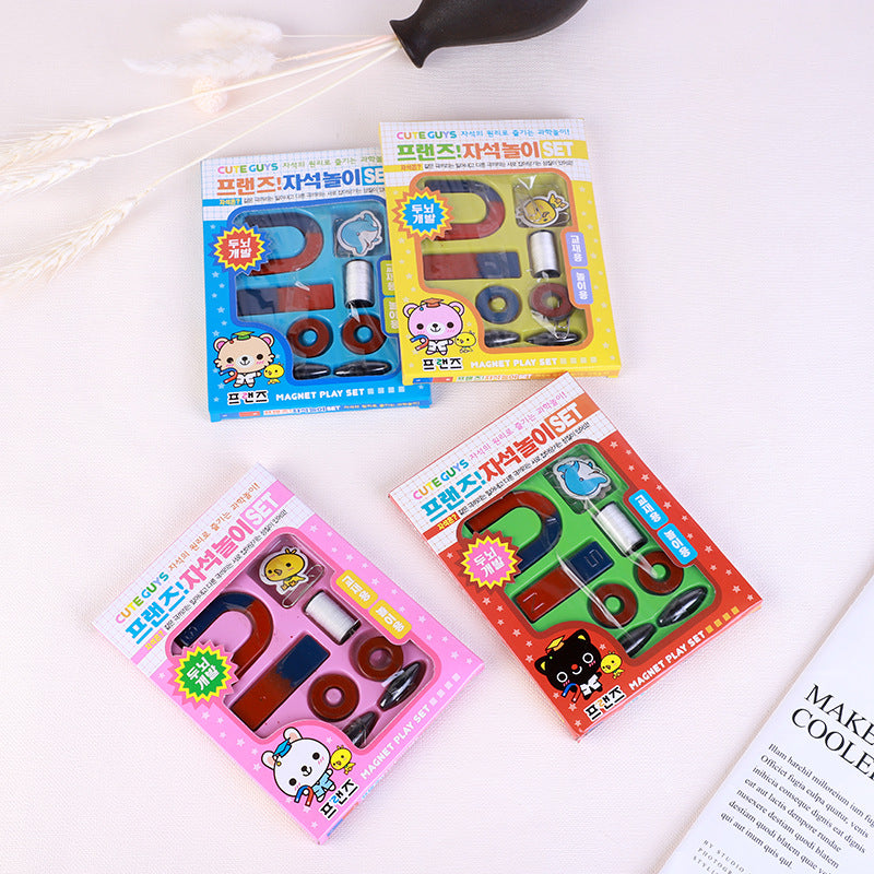 Science Educational Toy For Kids Play N Learn Party Gift Mini Magnet Set Random Colour