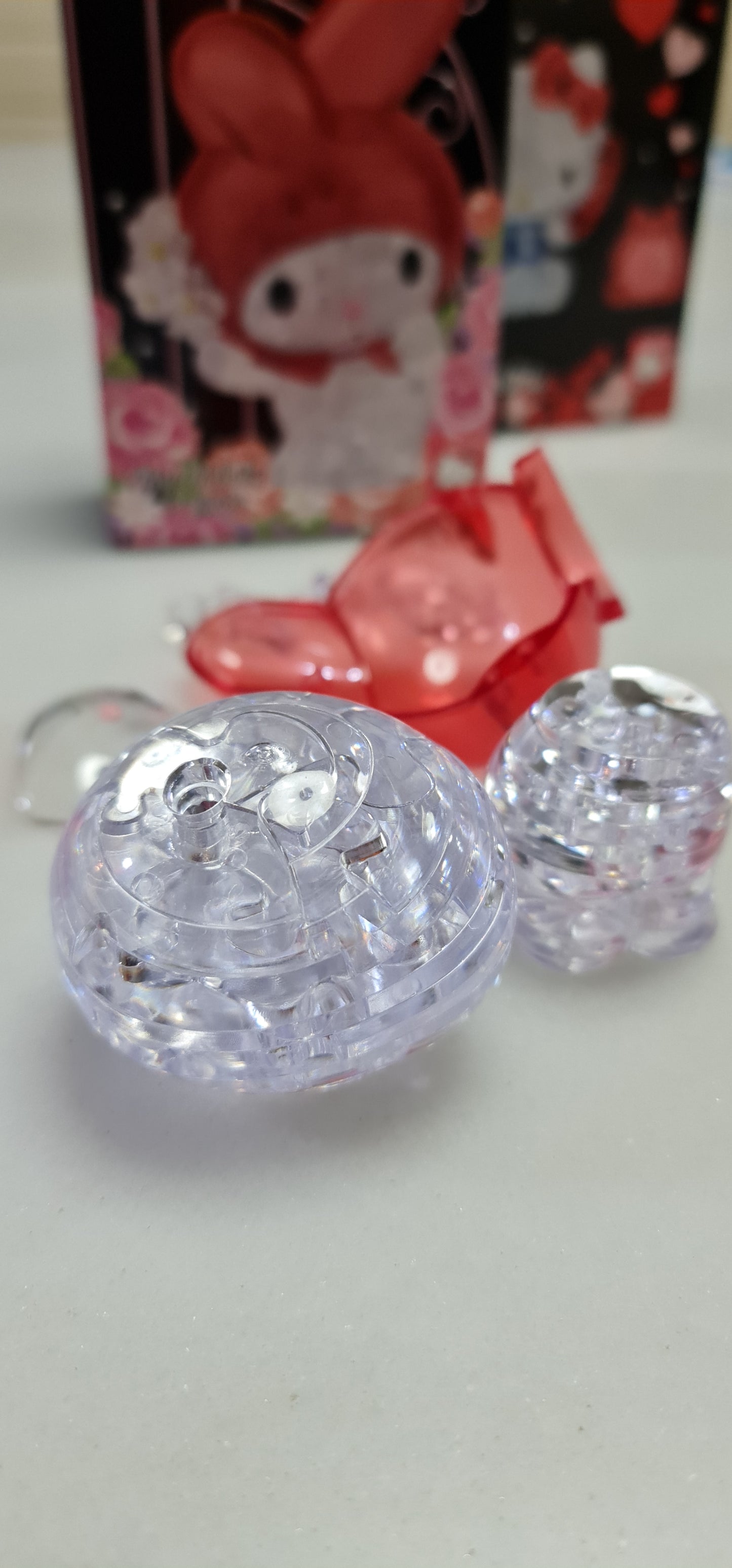 Sanrio Jigsaw Puzzle Play N Learn 3D Crystal Puzzle My Melody Flower