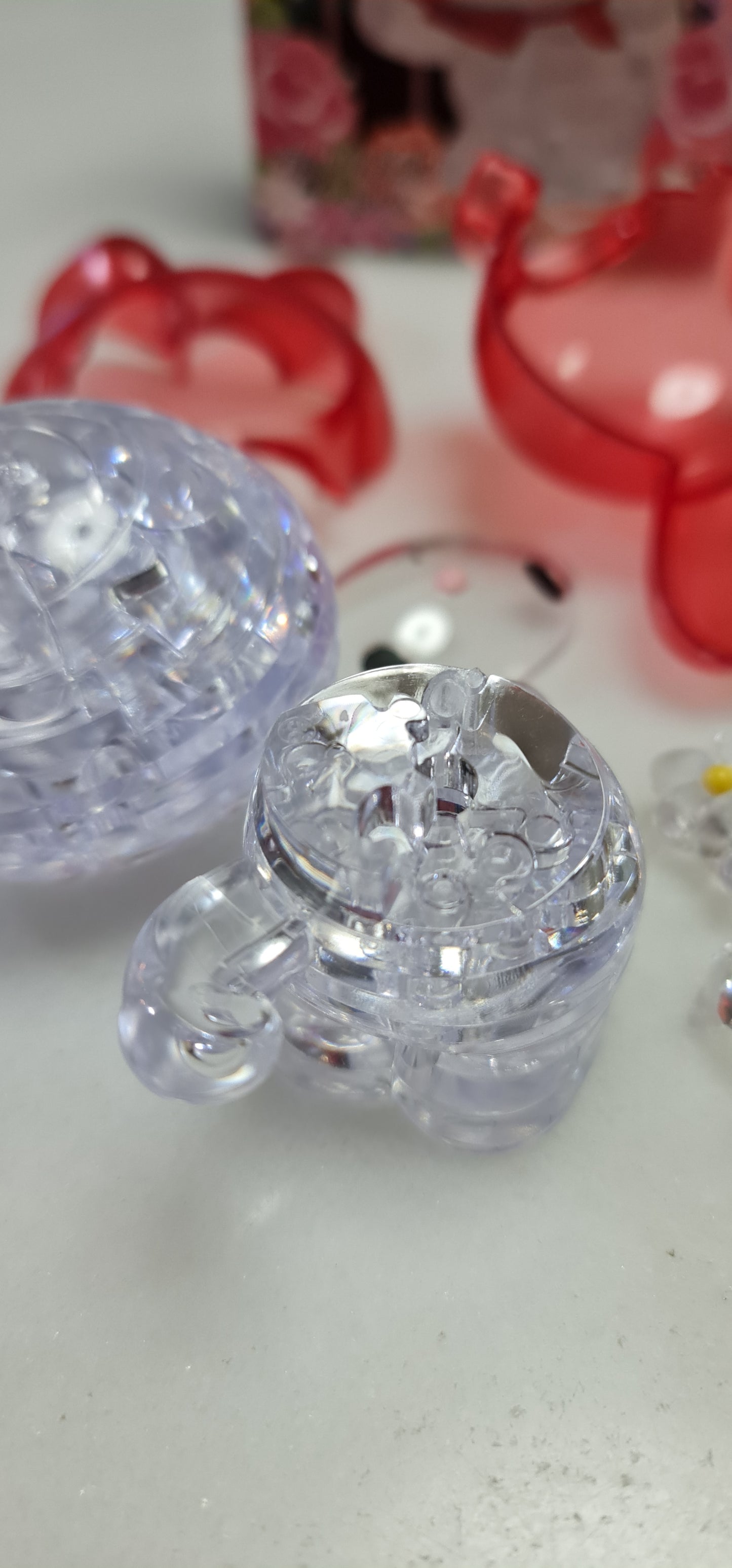 Sanrio Jigsaw Puzzle Play N Learn 3D Crystal Puzzle My Melody Flower