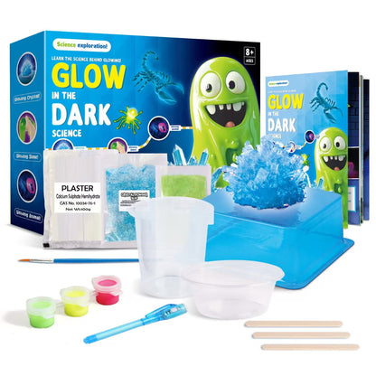 Play N Learn Make Your Own Glow in the Dark Experiments Kit | STEAM Science Set