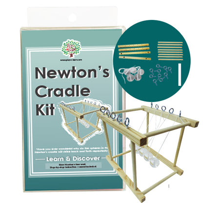 Play N Learn Newton's Cradle Kit | STEM Physics Experiment for Kids