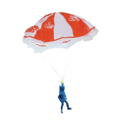 Play N Learn Toy Parachute Paratrooper Soldier | Party Gift (Pack of 10, Random Colours)