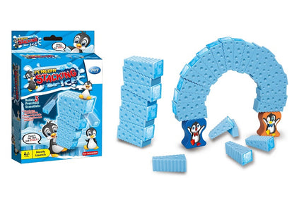 Play N Learn 707 Penguin Stacking Game | 3-in-1 Balancing Game for 1-4 Players