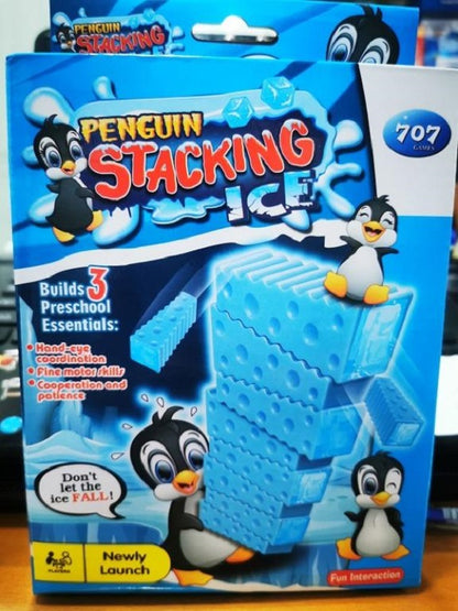 Play N Learn 707 Penguin Stacking Game | 3-in-1 Balancing Game for 1-4 Players