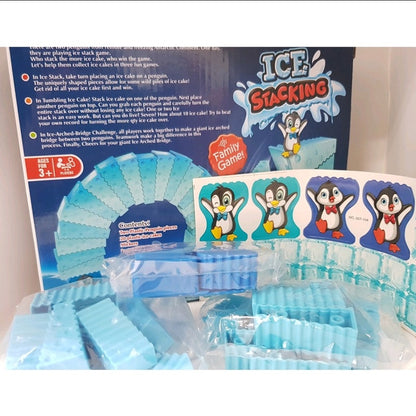 Play N Learn 707 Penguin Stacking Game | 3-in-1 Balancing Game for 1-4 Players