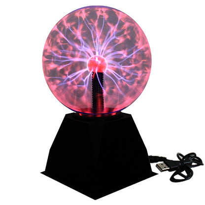 Play N Learn Plasma Ball with USB Power Interface | Interactive Lightning Science Lamp