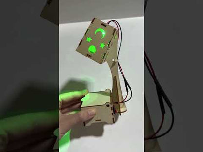 Play N Learn DIY Wooden Table Lamp Kit for Kids | STEM Science & Creative Learning Activity
