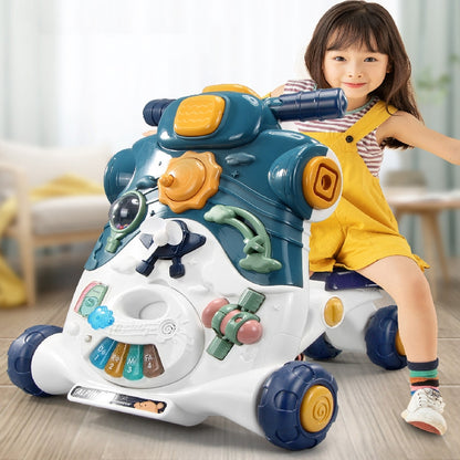 Play N Learn Baby Activity Walker | Multifunctional Push Walker with Music & Sensory Toys